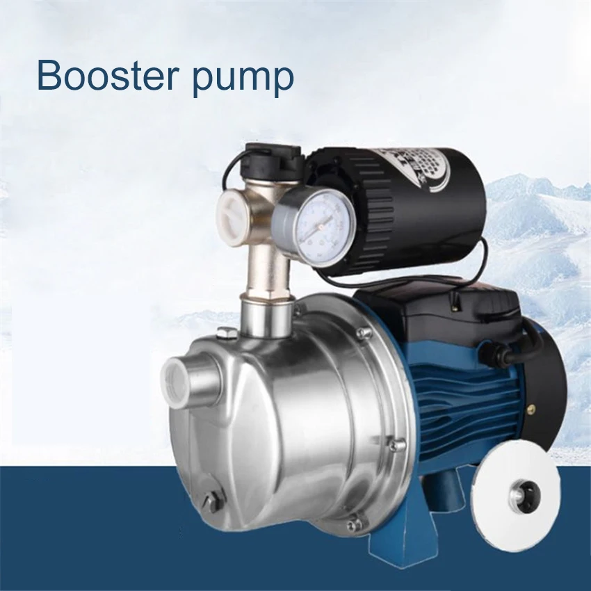 JET-370 Fully Automatic Silent Tap Water Pump Tap Water Booster Pump Household Stainless Steel Self-priming Pump 370W 3.5m³/h
