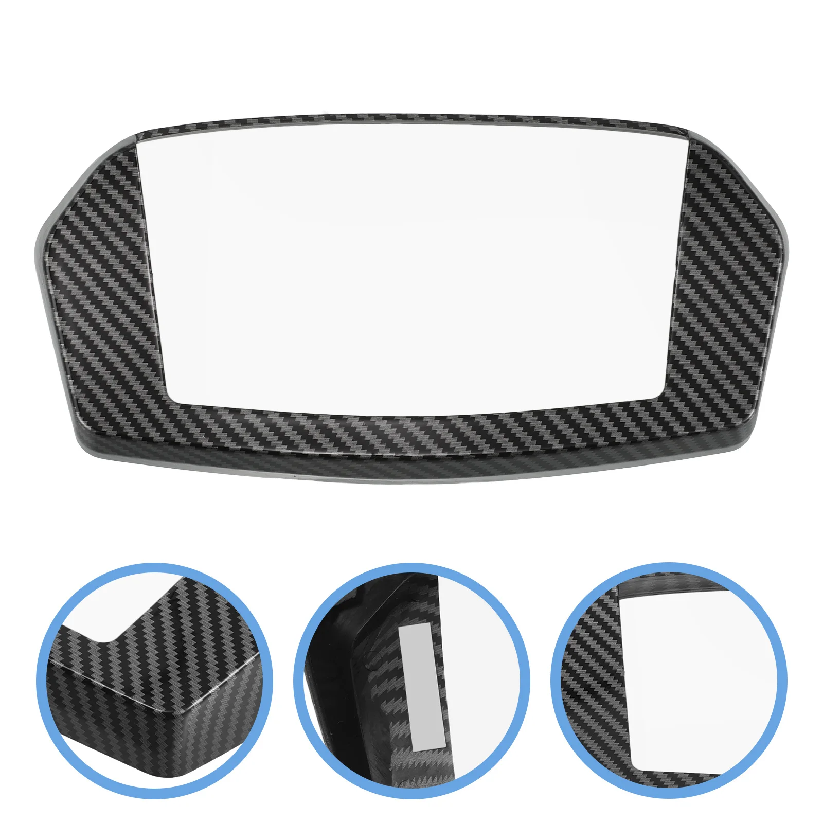 

Motorcycle Instrument Screen Protector Carbon Fiber Meter Frame Cover Plastic for Nmax155 Nmax125 Scratch