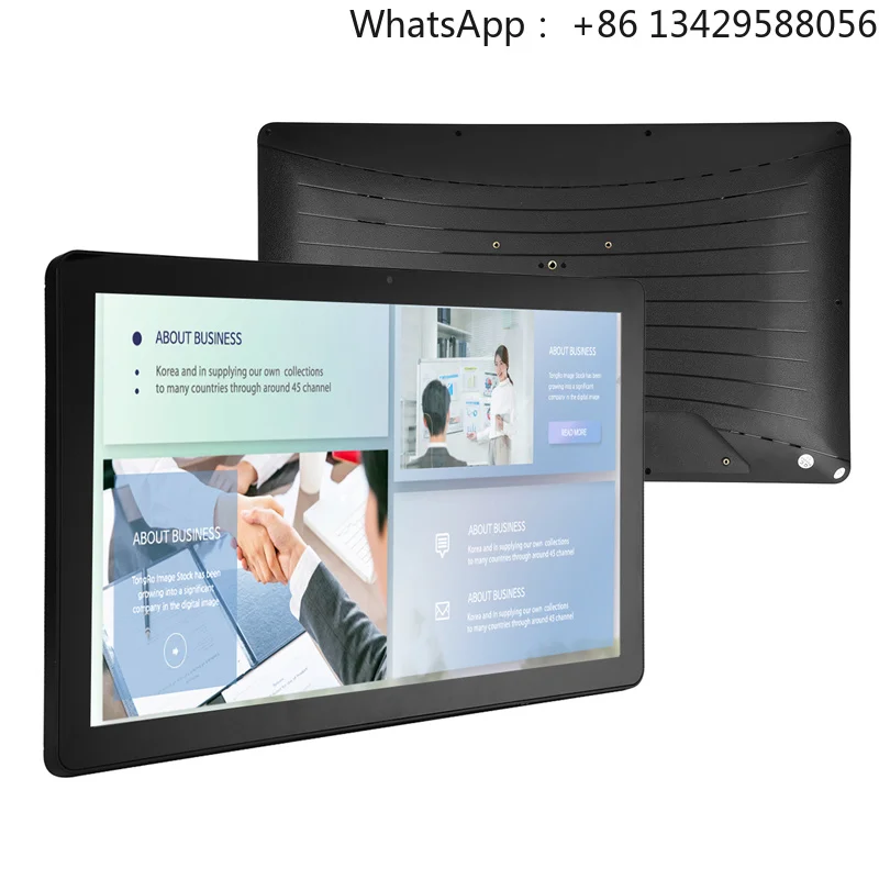 High Level 21.5'' Android 10 32GB IPS Touch Monitor RK3399 All in One PC Wall Mount Tablet