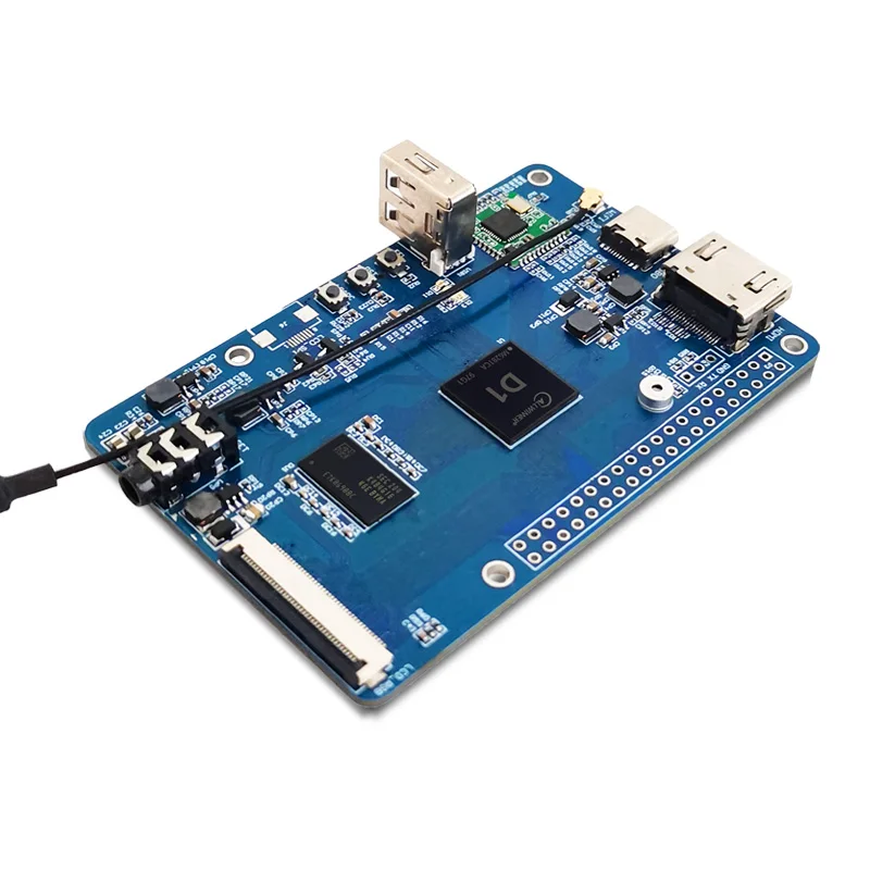 LCPI-Placa de Desenvolvimento Allwinner D1, 64-Bit, RISC-V, Linux, SBC, Suporta Sistema Debian Tina