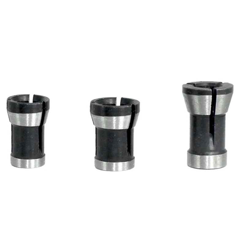 8 Pcs Router Collet Set Chuck Heads Adapter For Drills Engraving Trimming Carving Machine Electric Router Milling Cutter