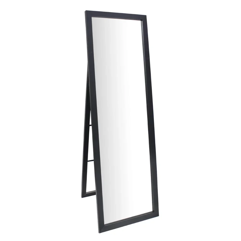 

Full Length Mountable 60" Rectangular Standing Mirror, Black,20.43 Lbs,60.04 X 1.77 X 18.03 Inches