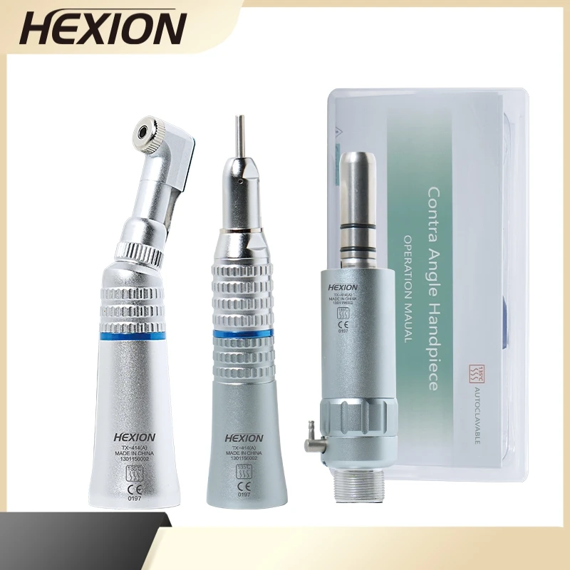 

Dental Lab Low Speed Handpiece Kit-Contra Angle&Straight Air Turbine Motor with Push Button Cartridge For dental precision work