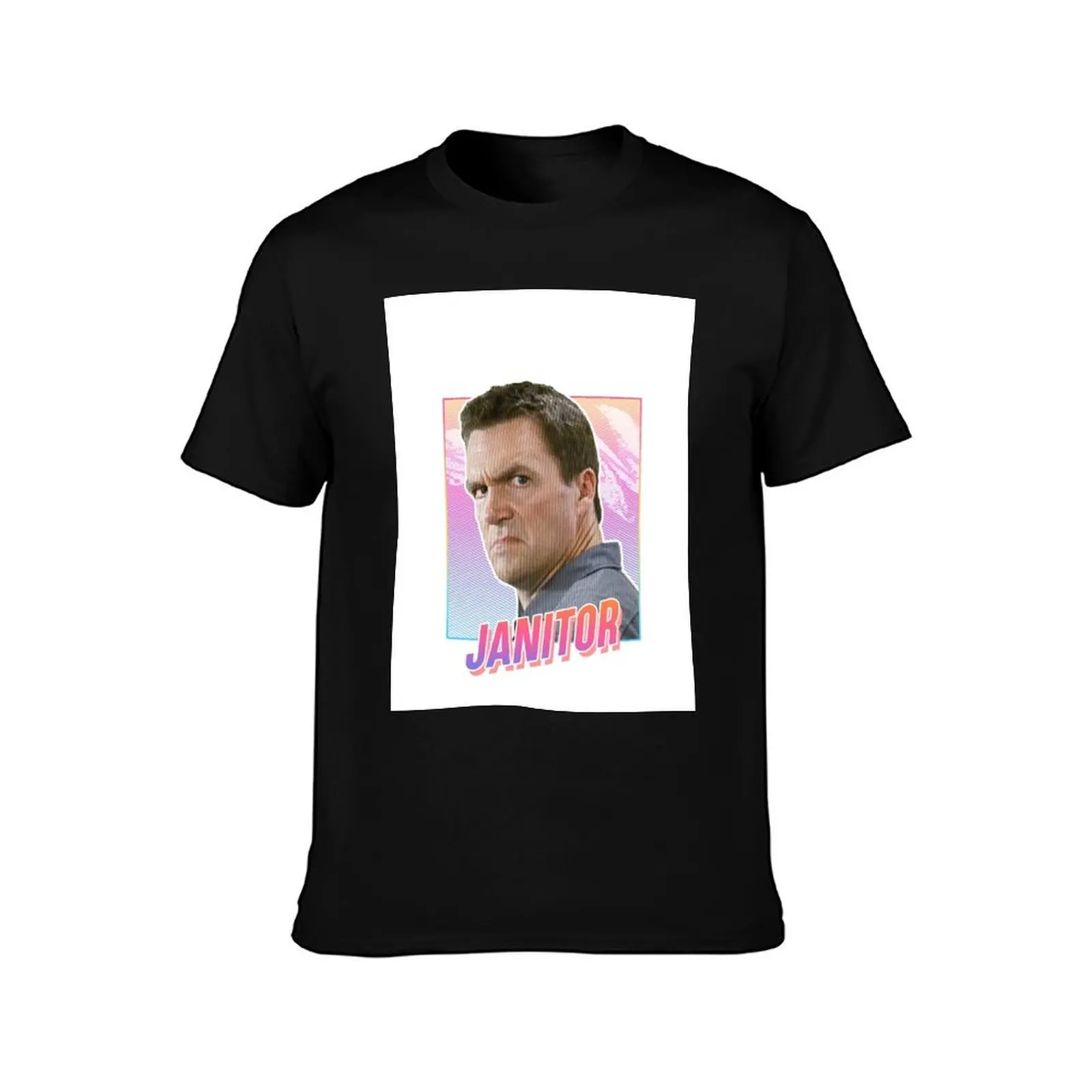 Scrubs Janitor - 80s design T-Shirt Casual Daily Wear Short Sleeve Top T-Shirt