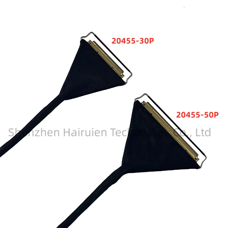 Ultra fine coaxial line 20455 0.5 spacing dual head EDP screen line 30P to 50P dual head ring test line