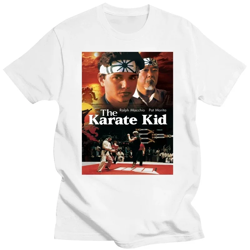 KARATE KID film posteri ver. 1 Pat Morita T-Shirt rahat gurur tt erkekler Unisex moda  ücretsiz kargo komik tops Men's Clothing