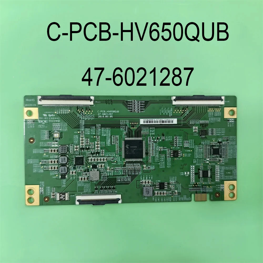 Oryginalna płyta T-CON C-PCB-HV650QUB 47- 6021287   Płytka logiczna jest dla HV650QUBN90 44- 97714830   L65M5-4X 65UL2063DB 65U2963DB Części TV