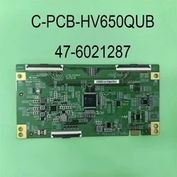 Original T-CON Board C-PCB-HV650QUB 47-6021287 Logic Board is for HV650QUBN90 44-97714830 L65M5-4X 65UL2063DB 65U2963DB TV Parts