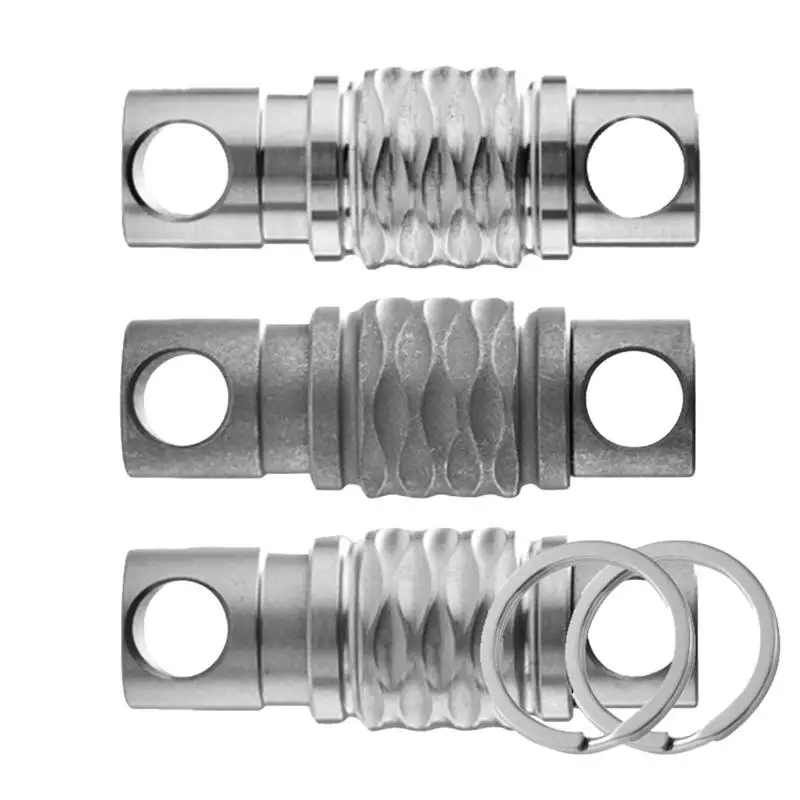 Titanium Key Chain Key Holder Quick Release Metal Keychain Car Key Ring Belt Clip Titanium Alloy Detachable Rotating Buckle For