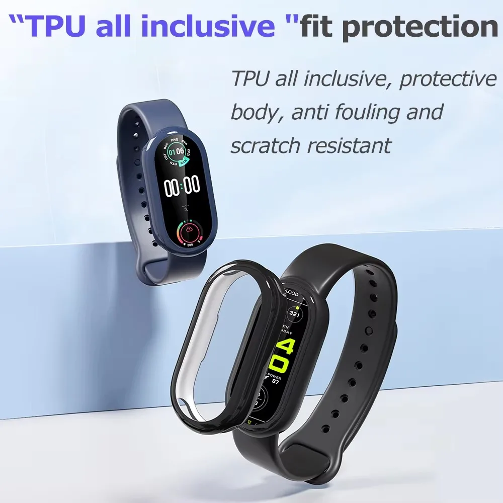 Soft TPU Watch Case for Xiaomi Mi Band 11 Smartwatch All-Around Protective Cover Screen Protector for Mi Band 11 - view 3