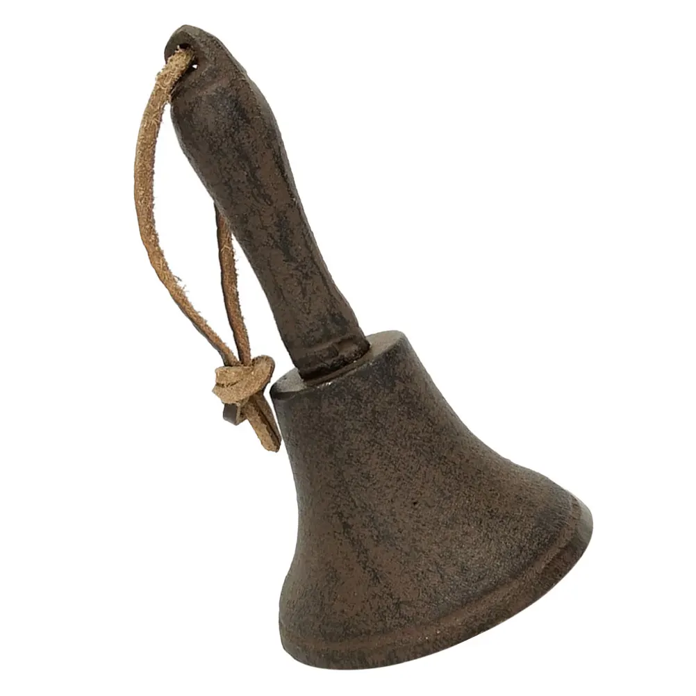 

H Call Bell Iron H bell Mini School Bell Vintage Jingle Bells Retro nament Decor Compact Practical Long Use
