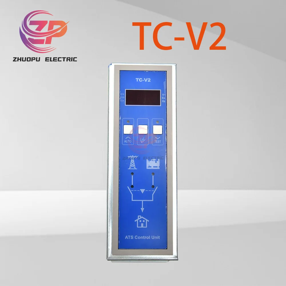 

Original TC-V2 ATS controller, with automatic dual-power transfer and stable control, suitable for generator sets.