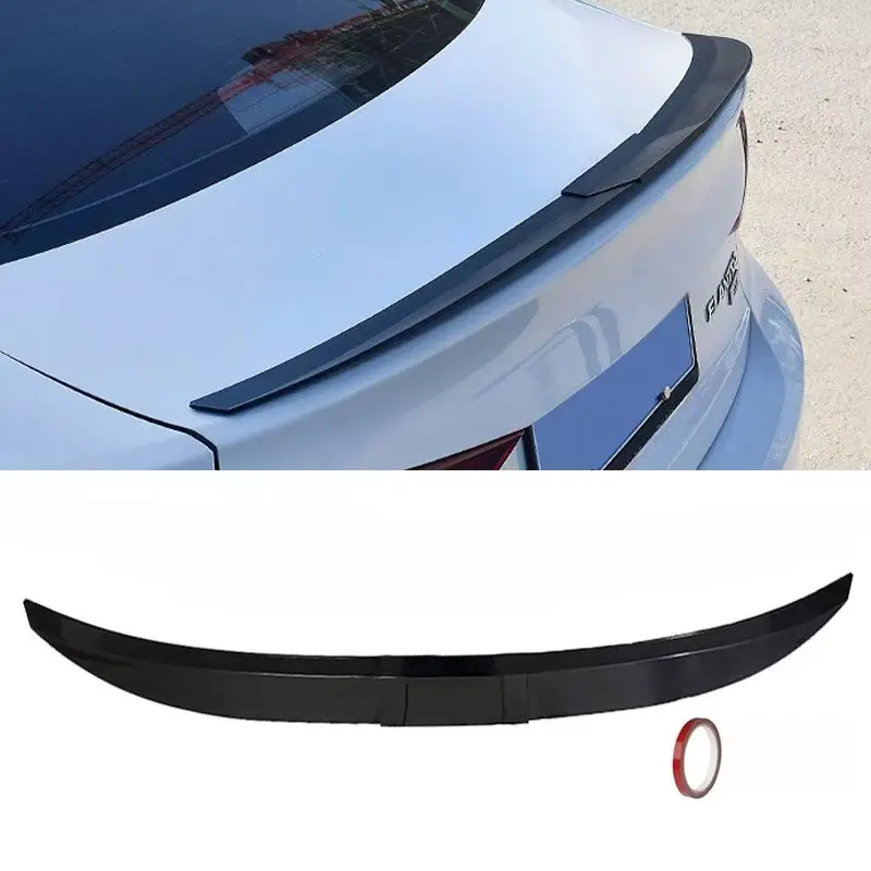 Dreiteiliger universeller Heckspoiler ohne Bohren, Kohlefaser-Optik, Kofferraumspoiler, sportliche Modifikation, Upgrade-Zubehör für die Fahrzeugkarosserie – Detail 9