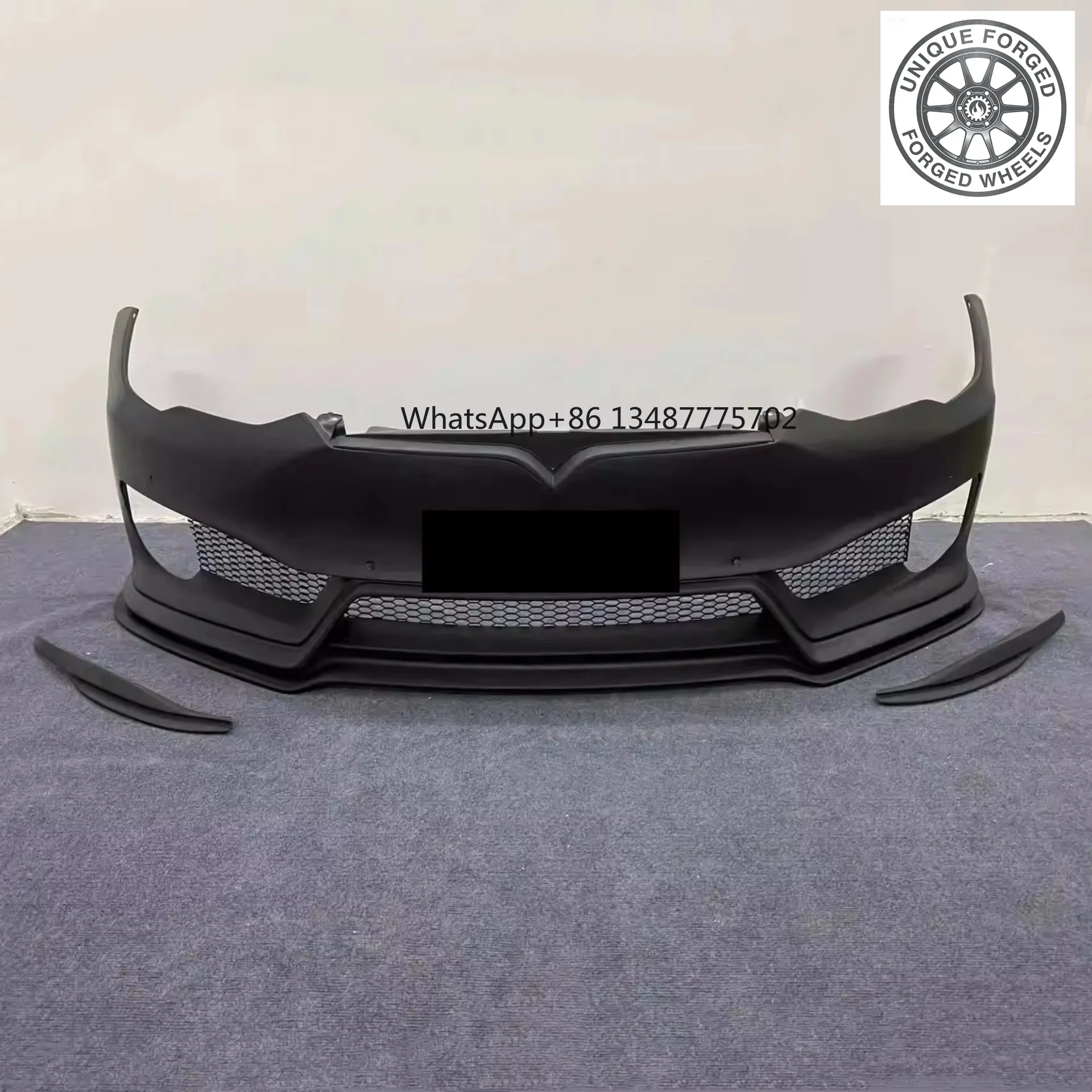26style Resin Front Bumper Grille For Tesla Model S 2014-2023 Convert PD Style Surround Auto Accessories