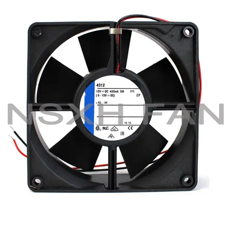 NEW ORIGINAL 4312/2 12V COOLING FAN 12032 120*120*32 MM