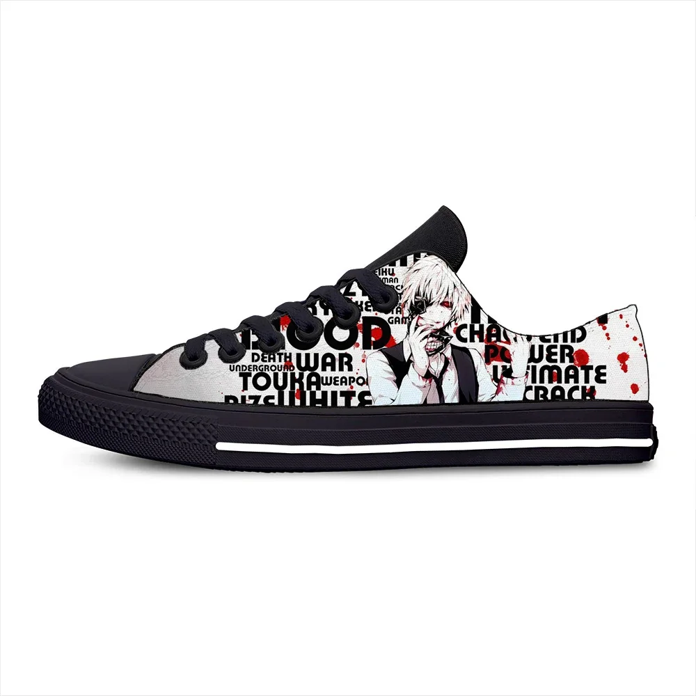 Hot Cool Fashion Low Top Sneakers leggere scarpe di tela classiche uomo donna Tokyo Ghoul scarpe da tavola classiche di alta qualità