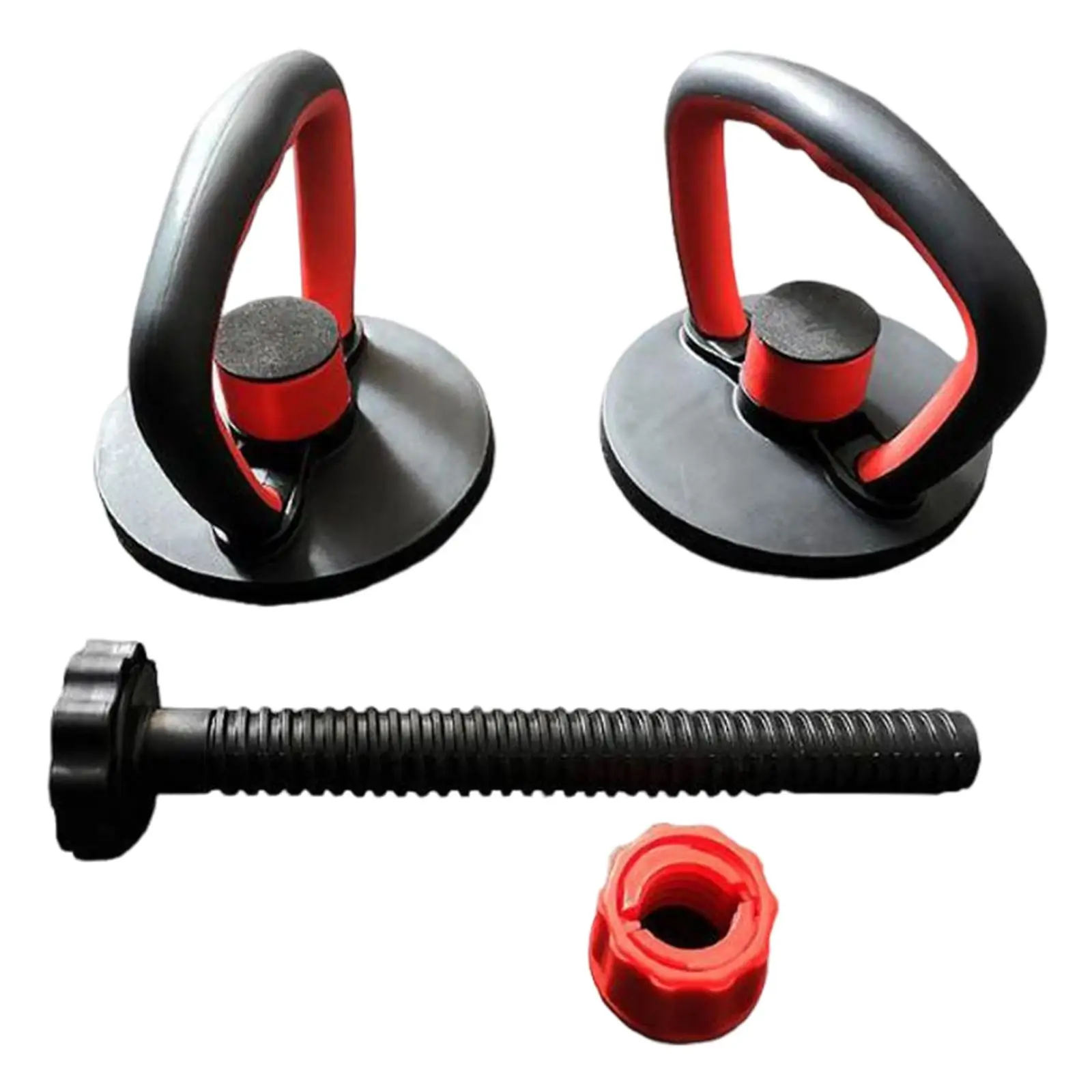 Adjustable Kettlebell Handle for Plates Weights Dumbbell Grip Workout Exercise Home Gym Strength Training Bodybuilding Equipment