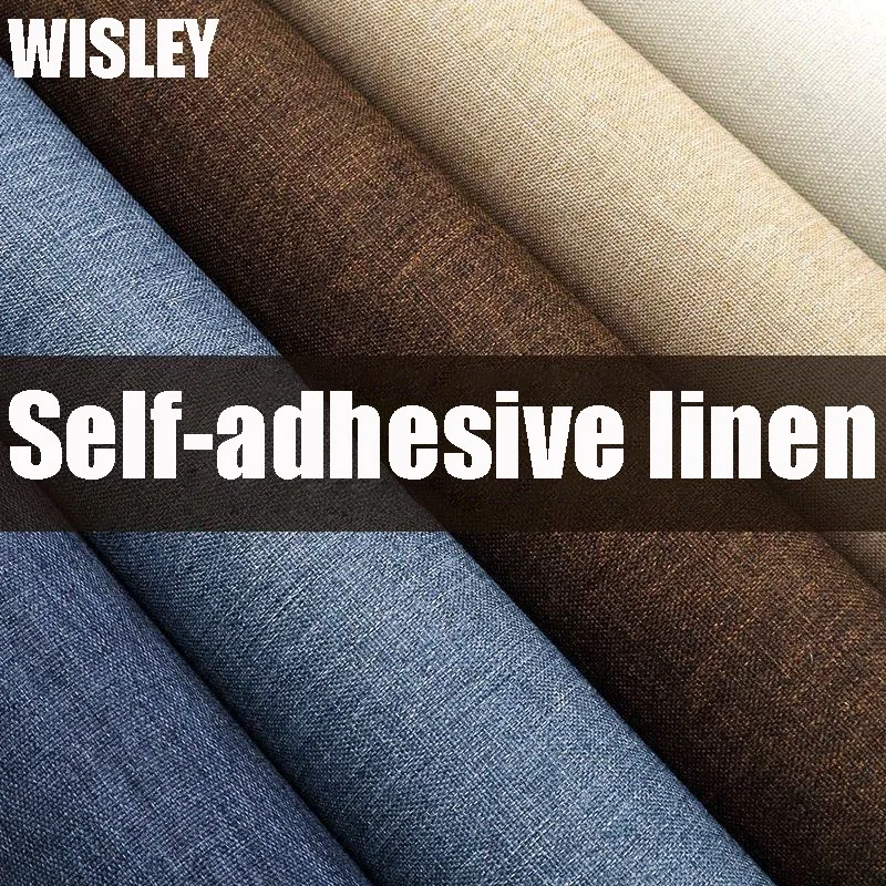 

Self-Adhesive Linen Fabric Tape for Furniture Repair Multipurpose Sticky Linen Patch for Couch Car Seat Office Chairs DIY Crafts
