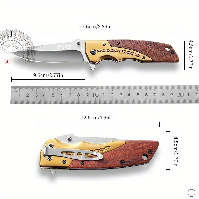 Special folding knife, portable back clip, camping knife, outdoor fruit knife, self-defense knife, high-quality knife