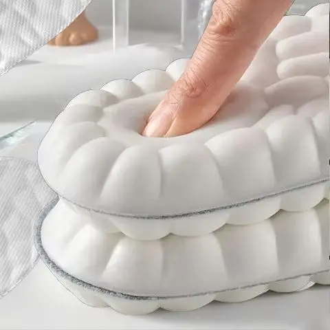 High Elasticity Latex Sport Insoles Soft Arch Support Orthotic Shoe Pads Breathable Deodorant Shock Absorption Cushion
