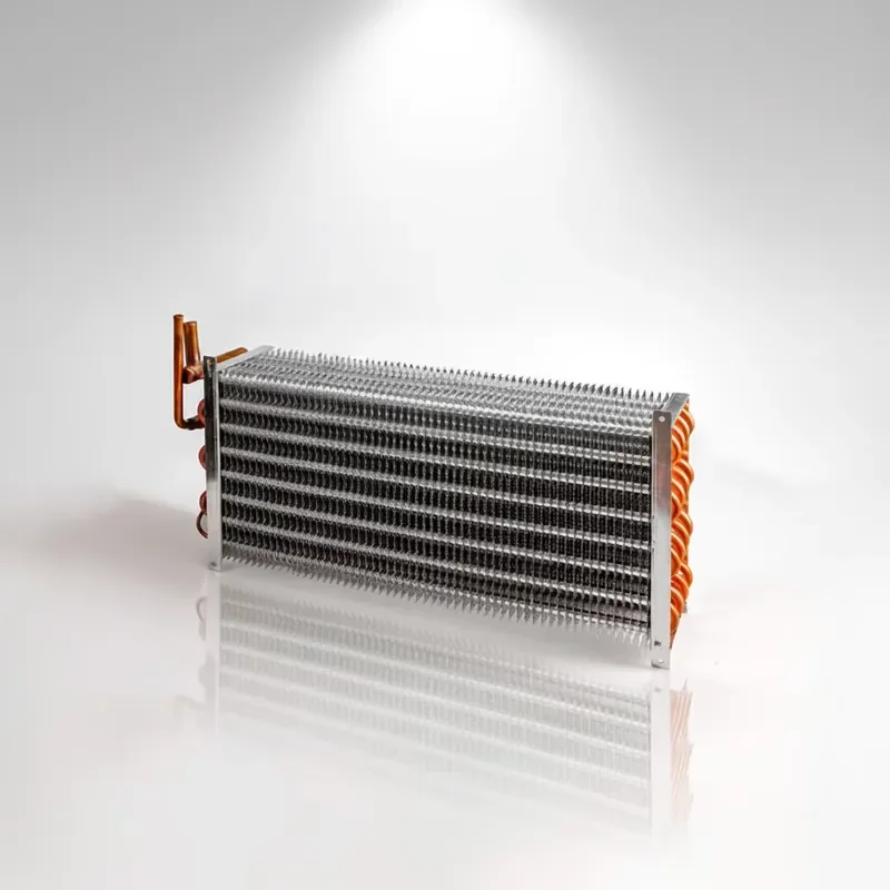 Customized LANDA Brand Copper Aluminum Condenser Heat Exchanger Cooling Coil for Refrigerator -40-200 Working Temperature