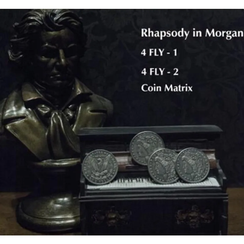 

Рапсодия в Моргане от Global Magic Gimmicks: Классические фокусы с монетами, иллюзии для выступлений крупным планом, реквизит для профессиональных фокусников.