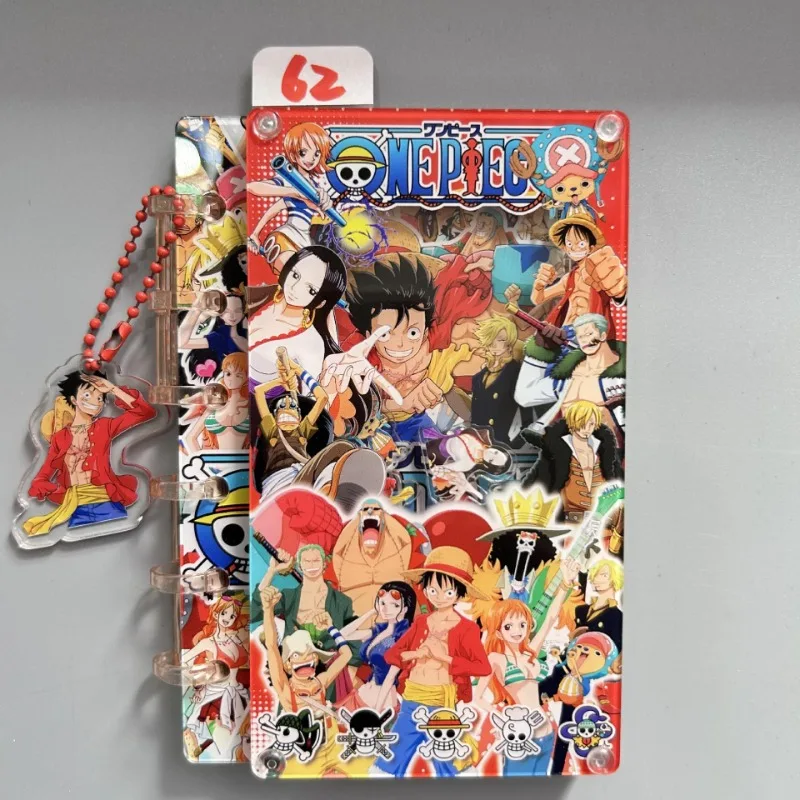 Cartoon Anime Naruto Dragon Ball one piece A7 Shake Fighter Acrylic Notebook Cute Girl Heart Student Handbook Christmas Gift