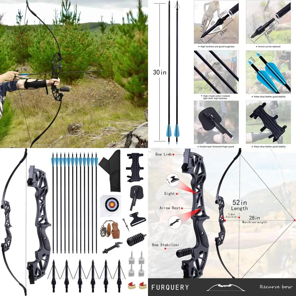 52" Bow And Arrow S…