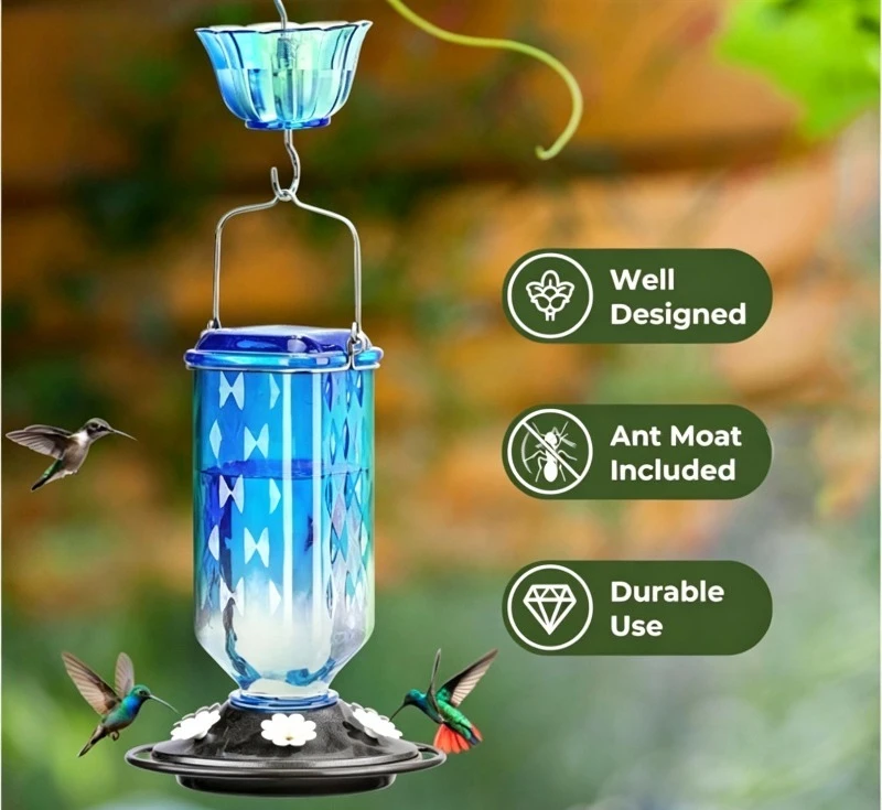 Garden Hanging Plastic Bird Feeder