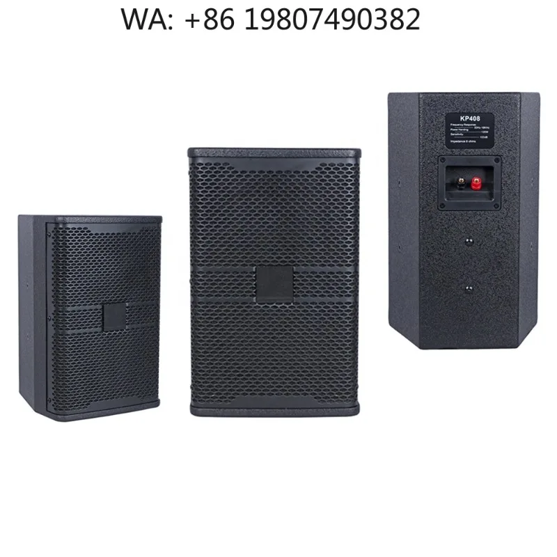 6/8 Inch Two-Way Full Range Speaker Heavy Bass Night Club DJ Concert KTV Audio System