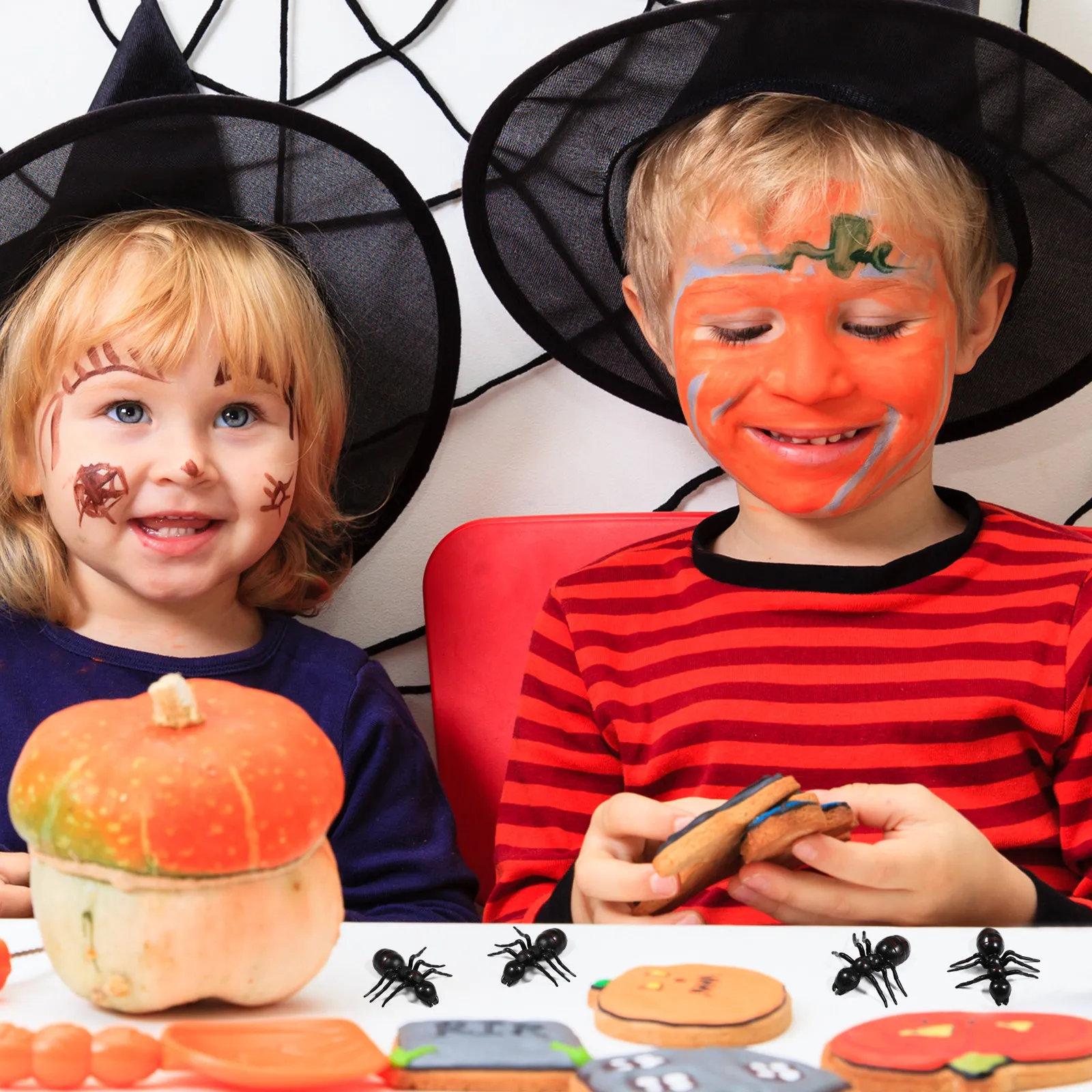 

Набор из 50 имитаций насекомых: развивающий игрушки для координации рук и глаз, подарок для дошкольников, на Хэллоуин и День дурака