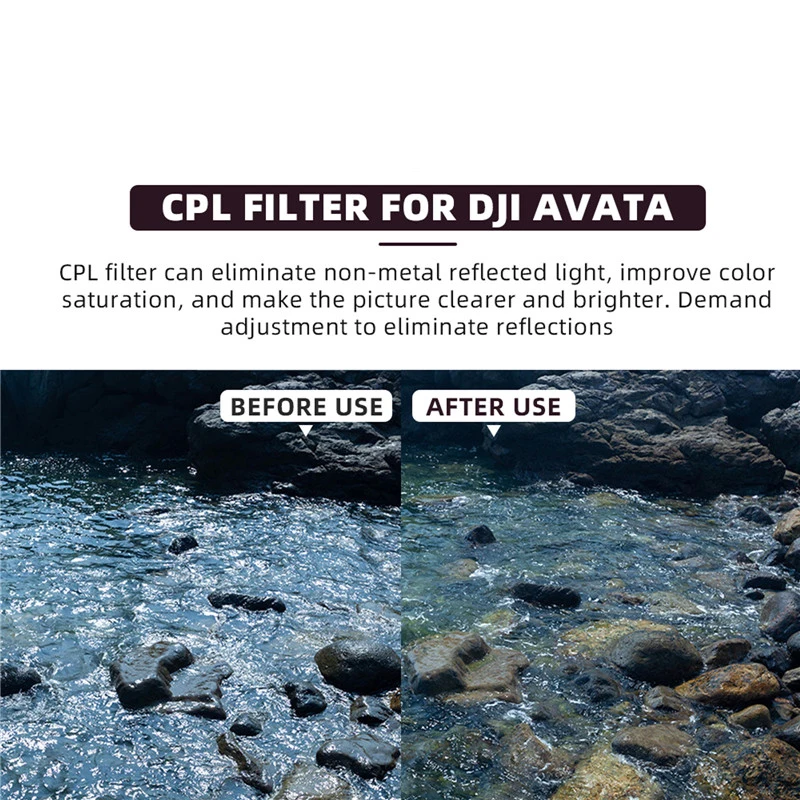 Adjustable Filter for DJI Avata ND Filter Set Camera Lens Filter Kit for DJI Avata Filter CPL NDPL MCUV Polarizer Accessories