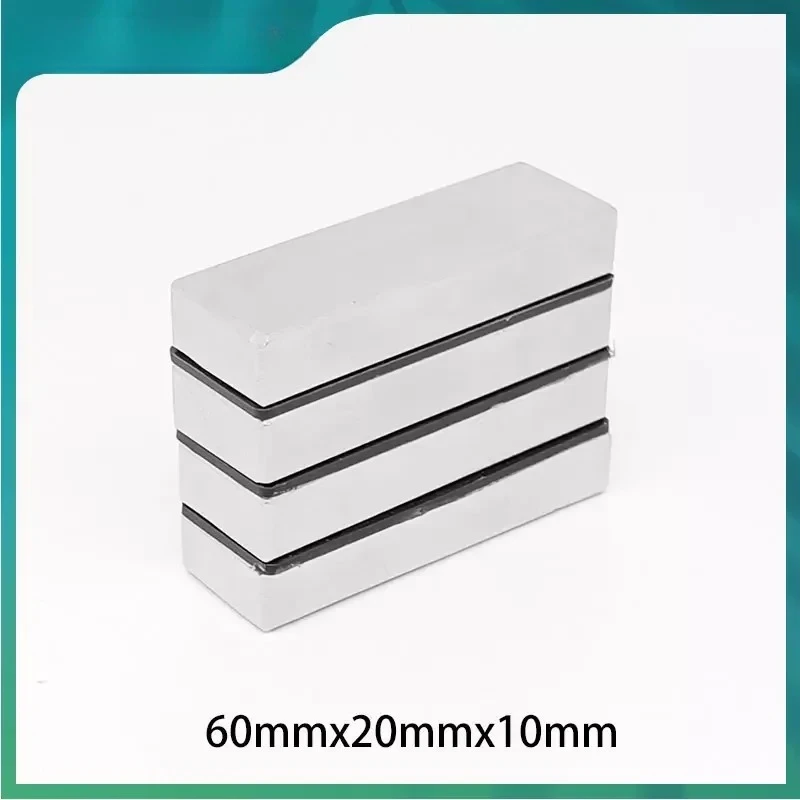 60x20x10mm Big Super Strong Square Magnet For Home Refrigerators, Offices DIY 60*20*10