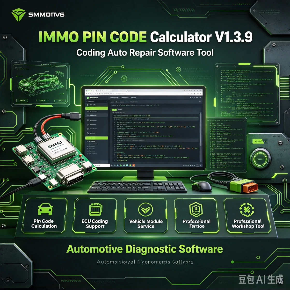 IMMO PIN CODE Calculator V1.3.9 Coding Auto Repair Software Tool for Decoding PSA ECU Keys by Dum