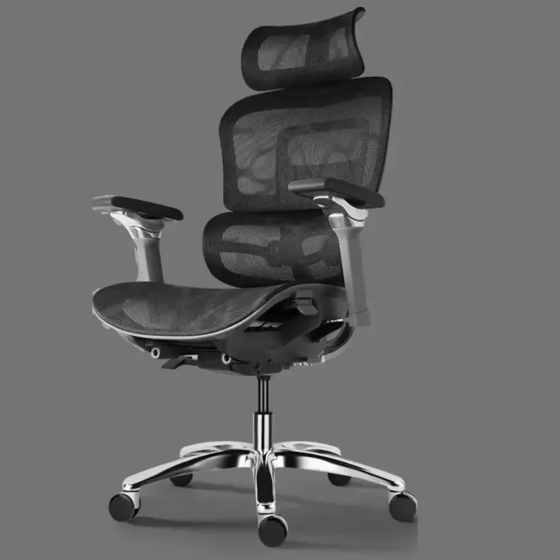 High-end Lift Ergonomic Adjustable Mesh Visitor Training Staff Chair Modern Fabric Aluminum Rotary Adjustable Office Chair