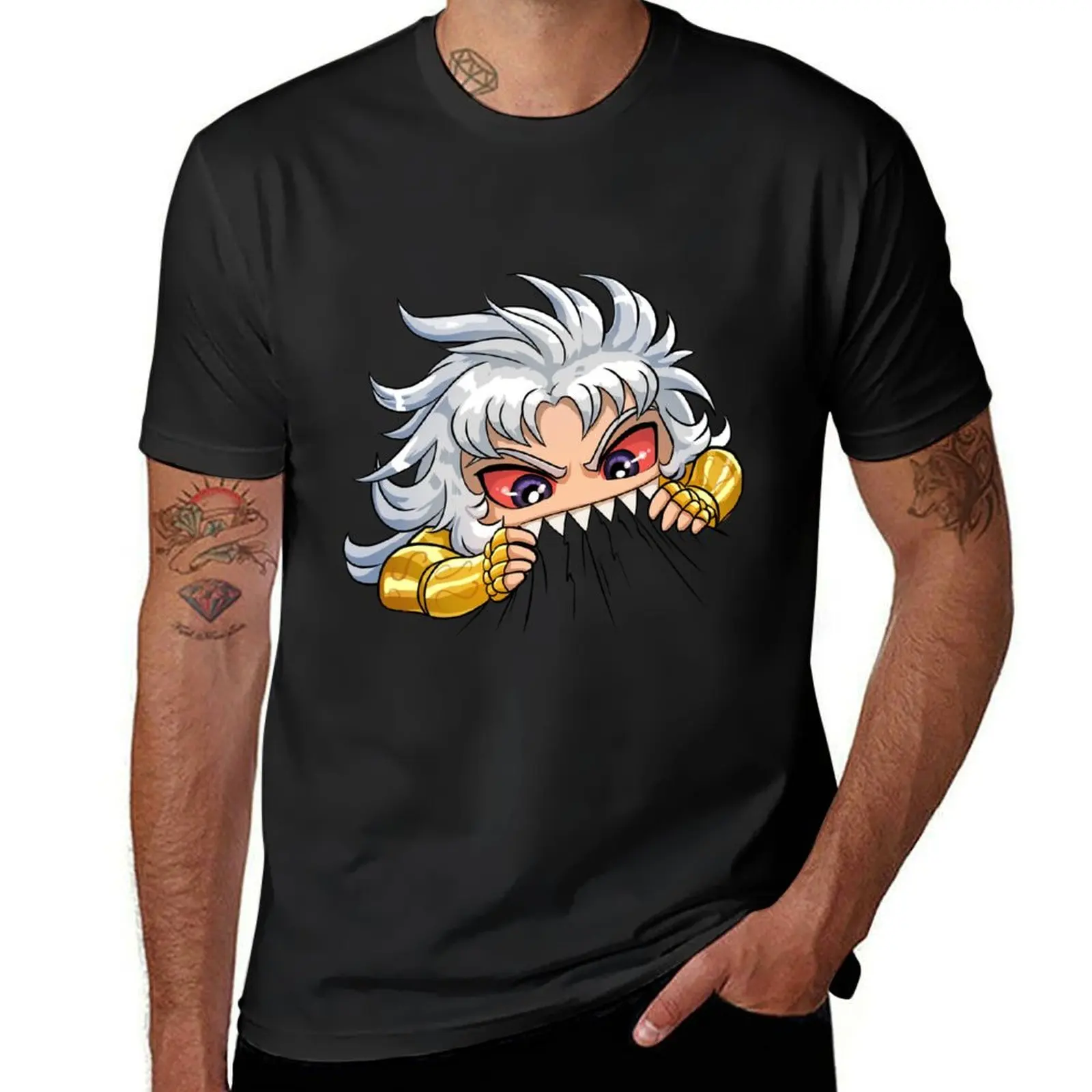 

Chibi ESaga Bites T-Shirt vintage clothes summer top workout shirts for men