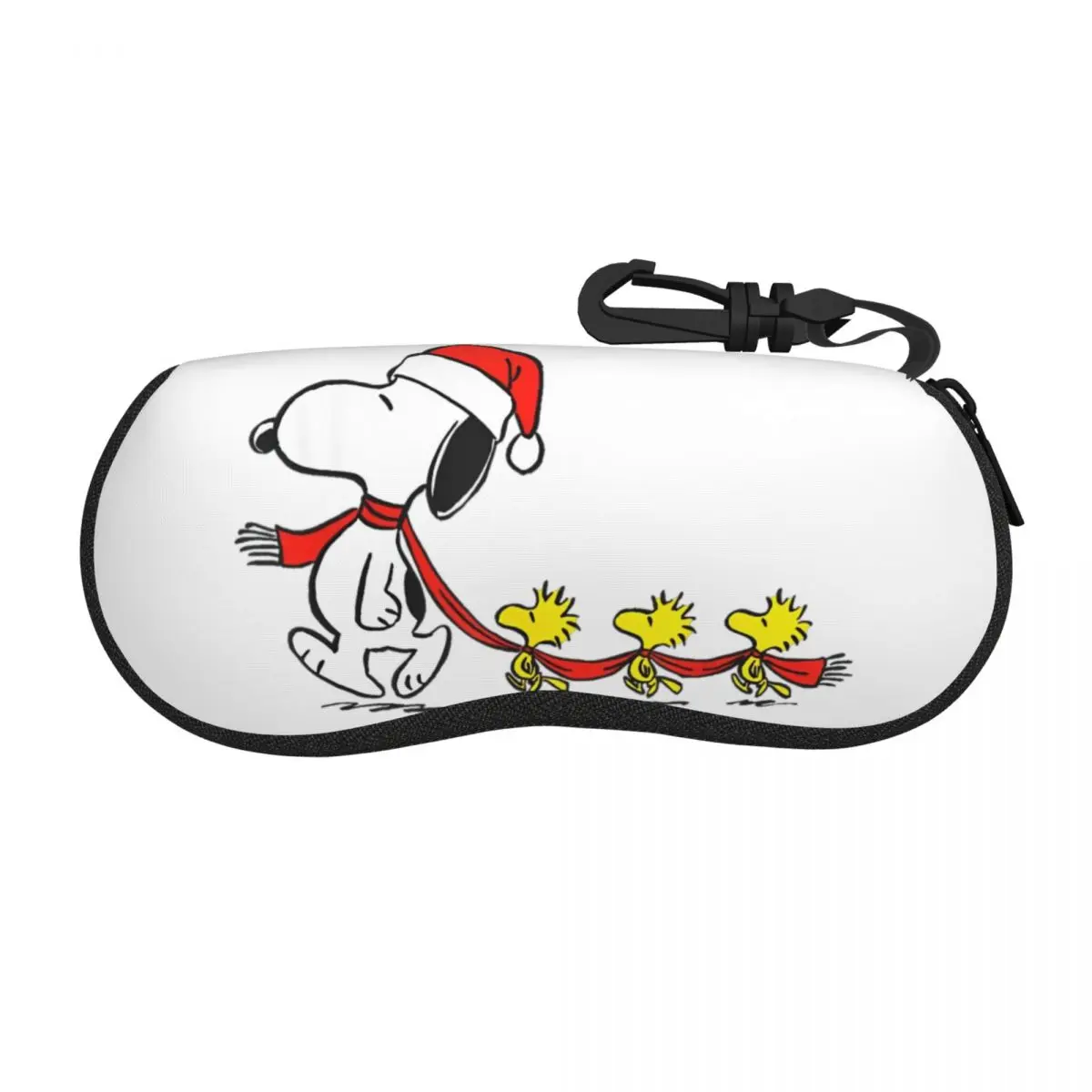 Snoopy And Woodstock Holiday Glasses Case Fashion Merry Christmas Eyewear Protector Print Eyeglasses Box