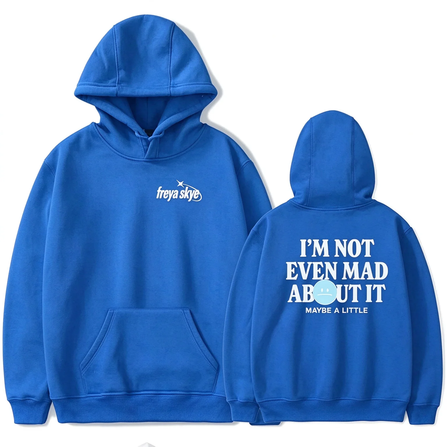 Freya Skye Not Even Mad About It Merch Hoodie Sweatshirt Streetwear Unisex Winter & Frühling Lässige Mode Pullover – Detail 6