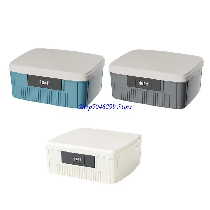 

H55A прочный ABS большой блокируемый контейнер для важных документов и идентификаторов со стильным дизайном аксессуаров для