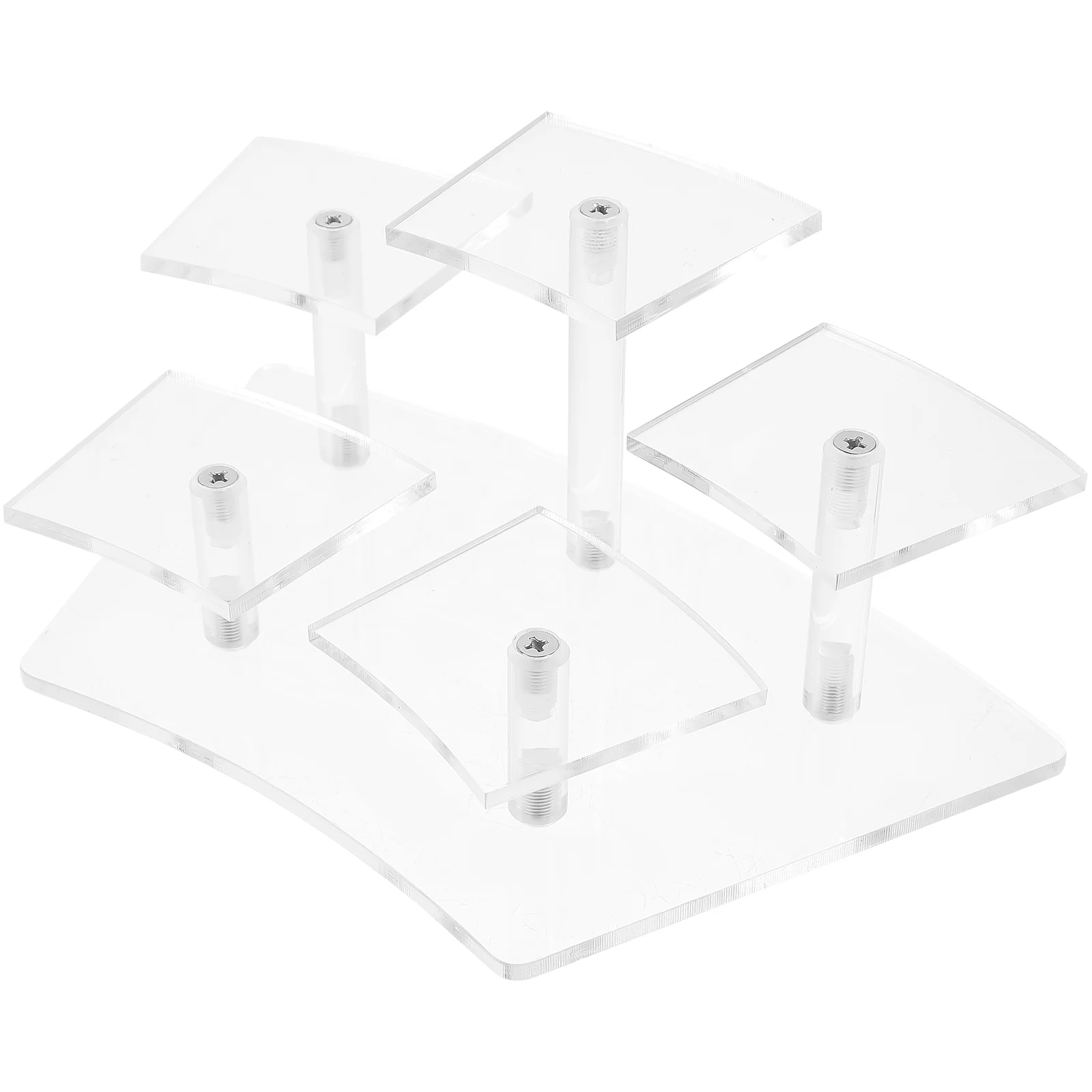 Bracket Multi-Layer Hand-Held Display Desktop Stand Levitating Acrylic Perfume Shelf Organizer