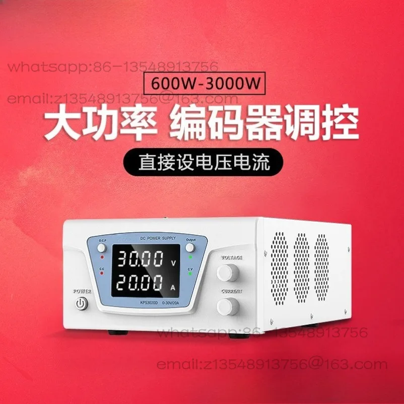 High Power Adjustable DC Regulated Power Supply 15-300V20A-100A Constant Voltage and Constant Current Aging