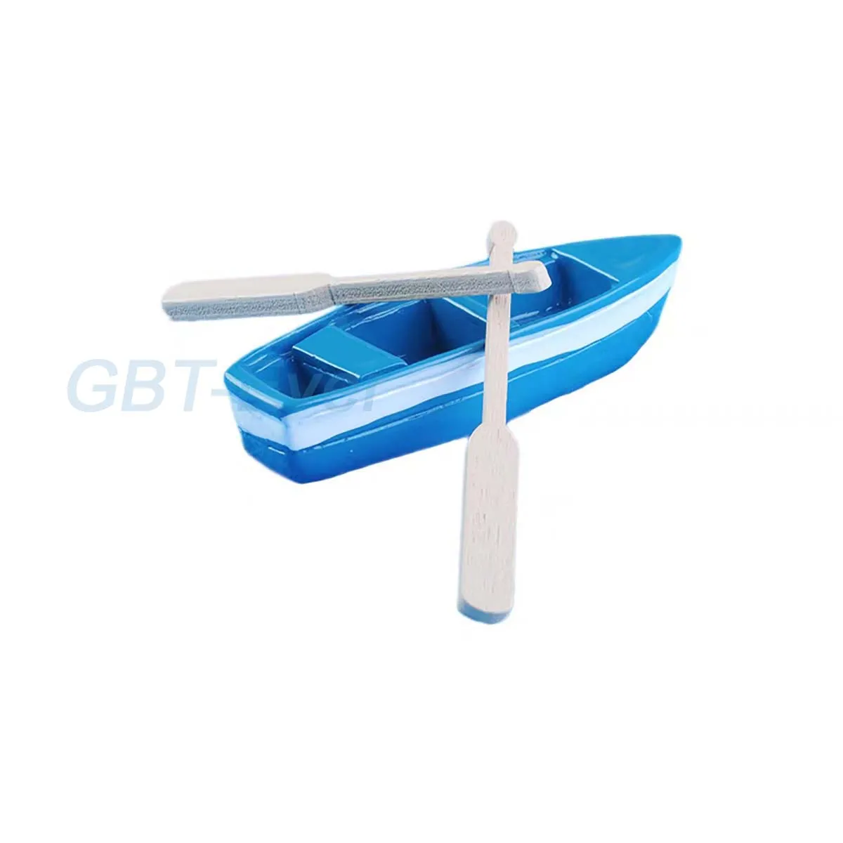 1/2/3Pcs Summer Beach Landscape Seascape Ornaments Boat Lifebuoy Anchor Model resina Miniature decorazione fai da te