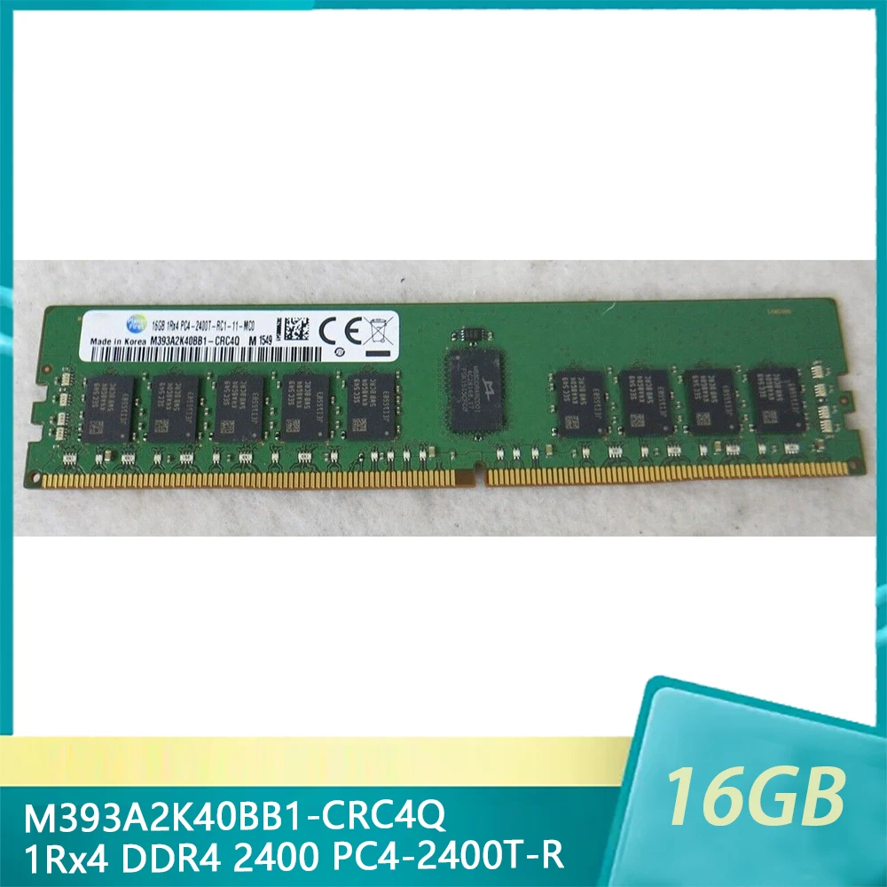 

M393A2K40BB1-CRC4Q For Samsung RAM 16G 16GB 1Rx4 DDR4 2400 PC4-2400T-R Server Memory