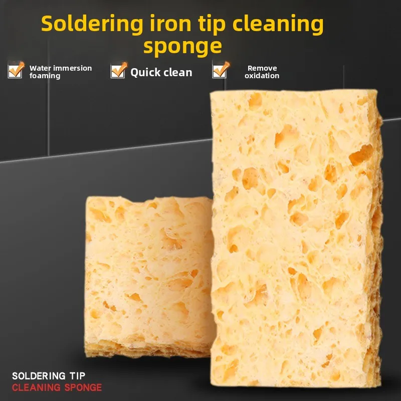 

High quality high temperature resistant sponge electric soldering iron sponge head cleaning sponge pad