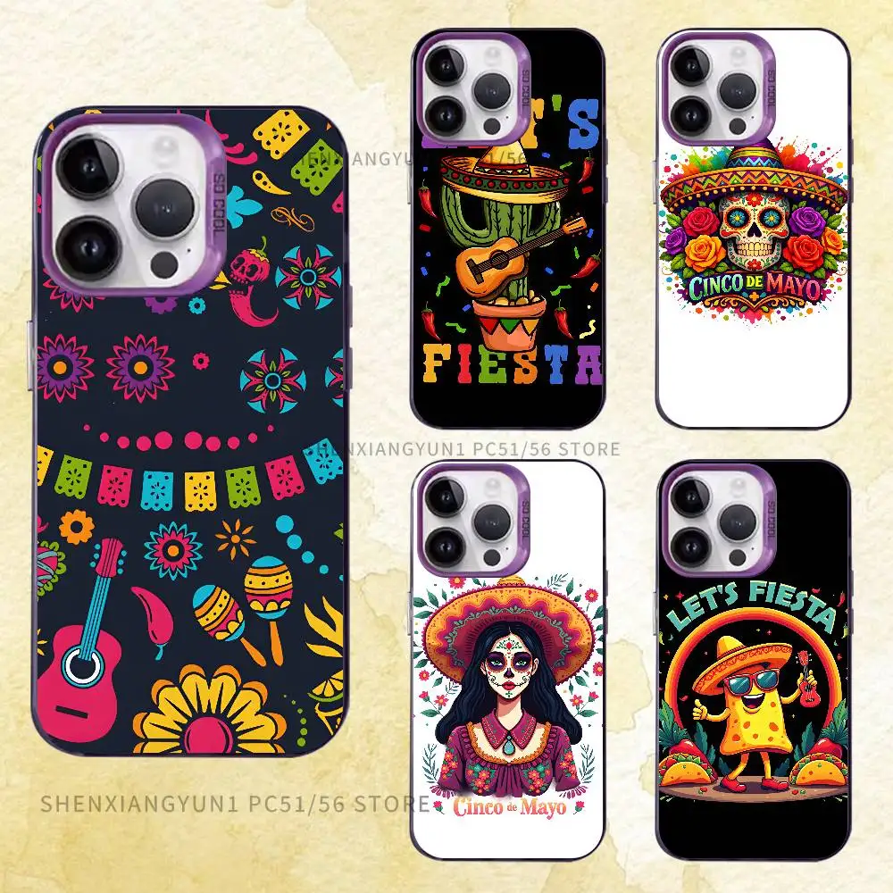 

Funny Cinco de Mayo Fiesta Case For IPhone 11 12 13 14 15 16 17 Pro Max XS X XR Cover