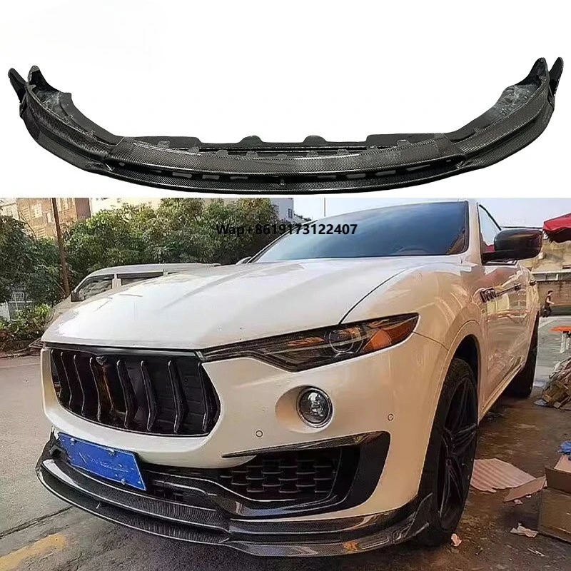 Levante MSY Style High Quality Carbon Fiber Front Lip Front Bumper Lip