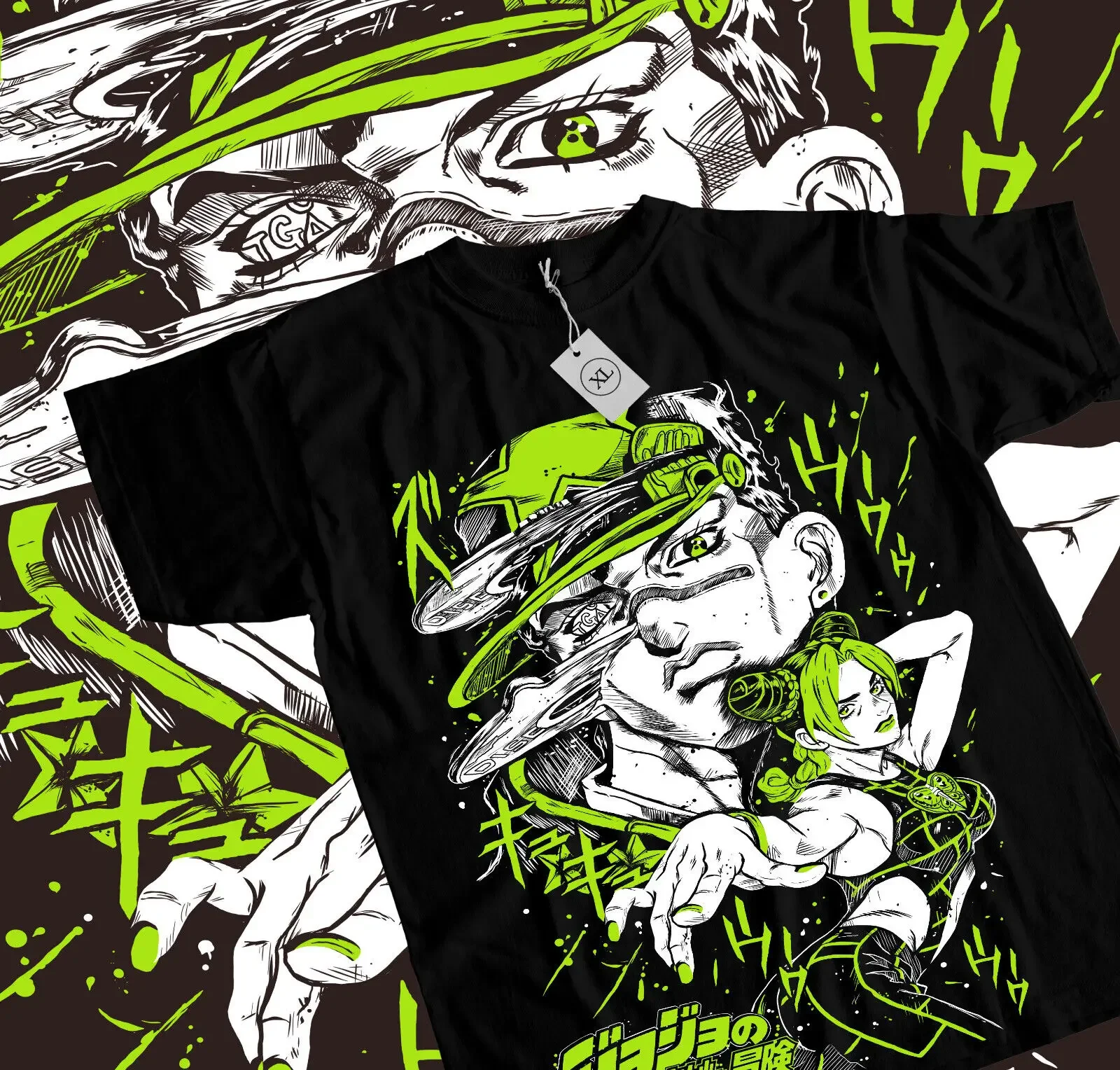 

JoJo's Bizarre T-Shirt Adventure JoJo Anime Manga Jolyne Jotaro Unisex Tshirt