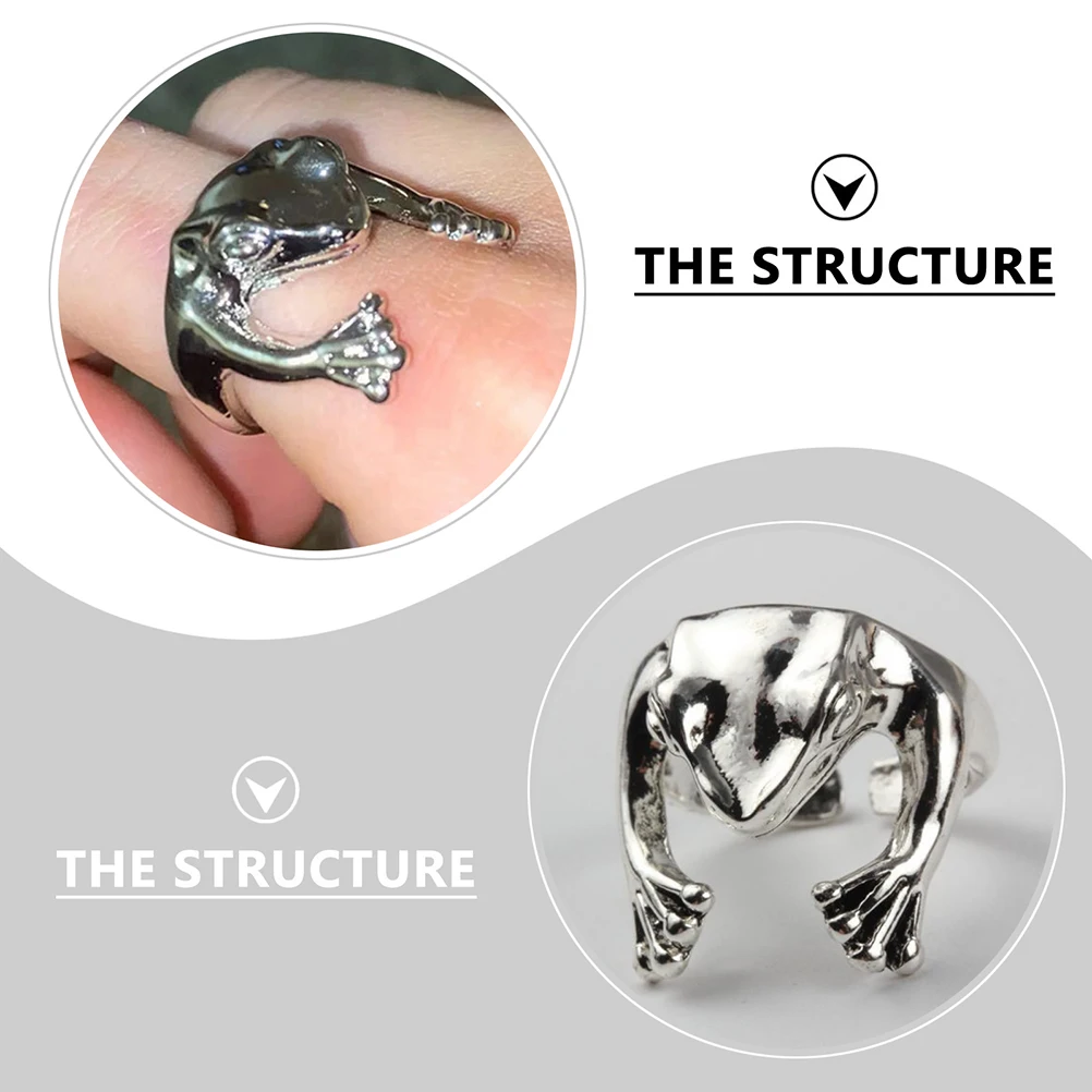 

Retro Rings Decorative Alloy Easy to Wear Adjustable Design Delicate Details Knuckle Ring Jewelry Gift Idea Fashion Ring
