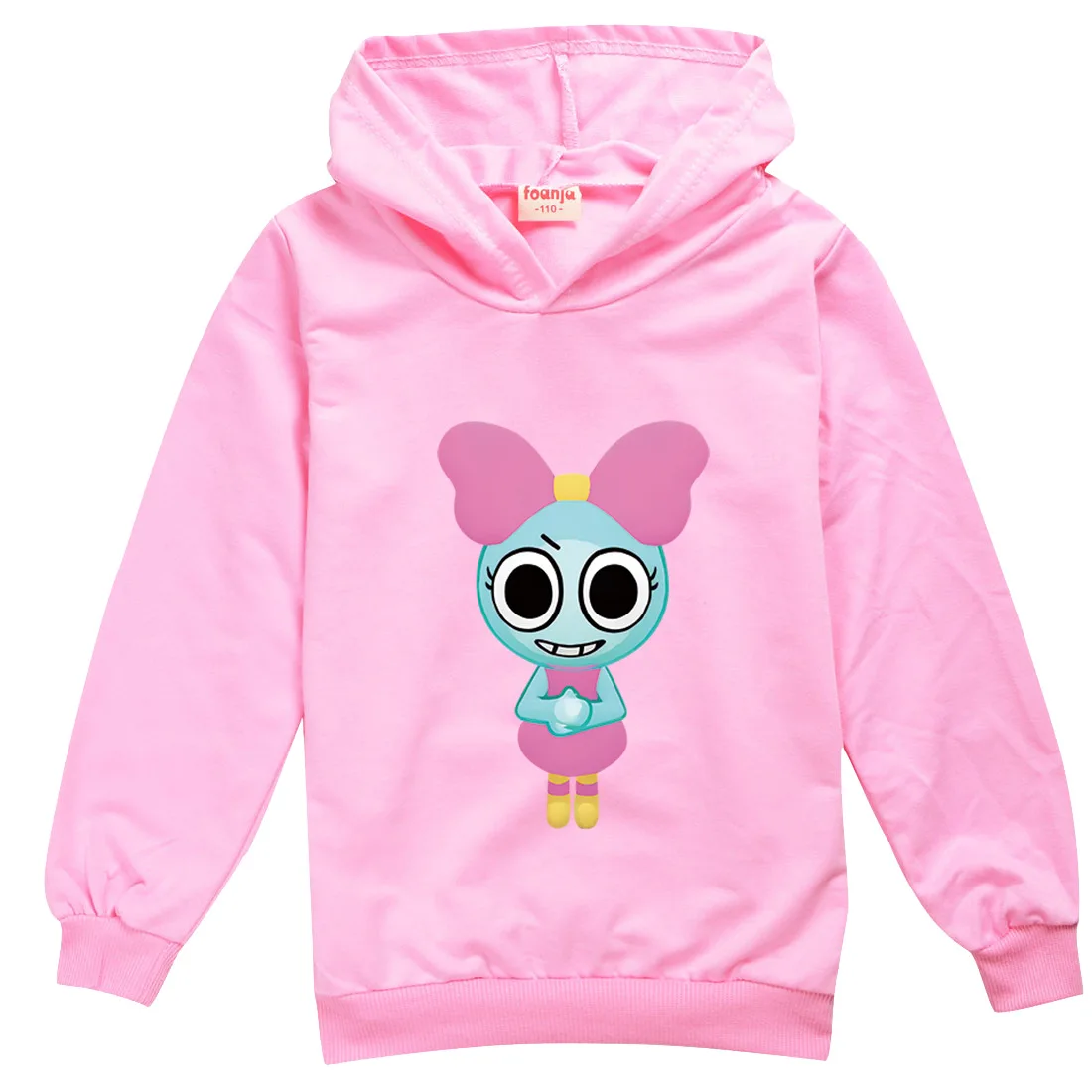 Dandy's World Hoodie Kids Horror Game Dandy World Clothes Youth Boys Hooded Sweatshirts Baby Girls Casual Jumper Children Coats