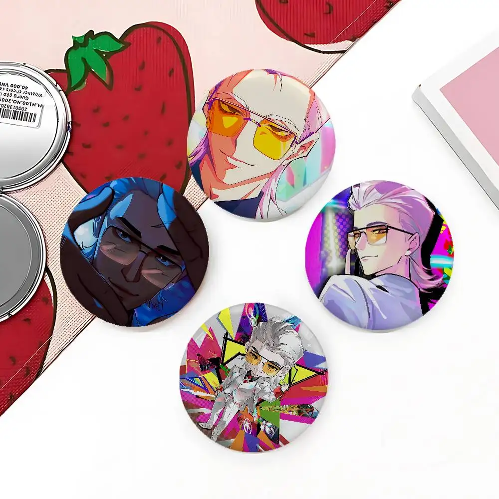 ليكون بطل X مانغا شارات الطرفية التلبيب دبابيس صفيح بروش مستدير لحقيبة الكتف اكسسوارات هدايا تذكارية